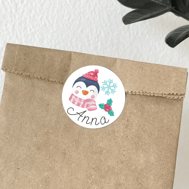Christmas Gift Stickers With Name